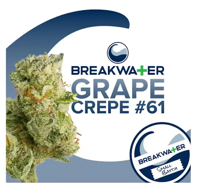 Breakwater Flower Grape Crepe #61 3.5g (hybrid)