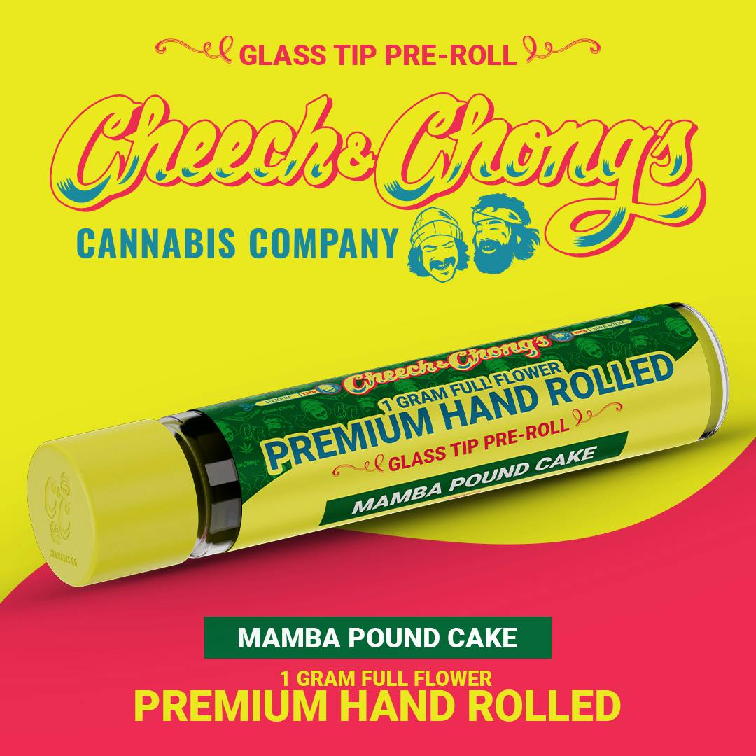 Cheech & Chong - 1g Hand Rolled Pre-Roll - Mamba Pound Cake