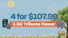 4 for $107.99 - 3.5G Trifecta Flower