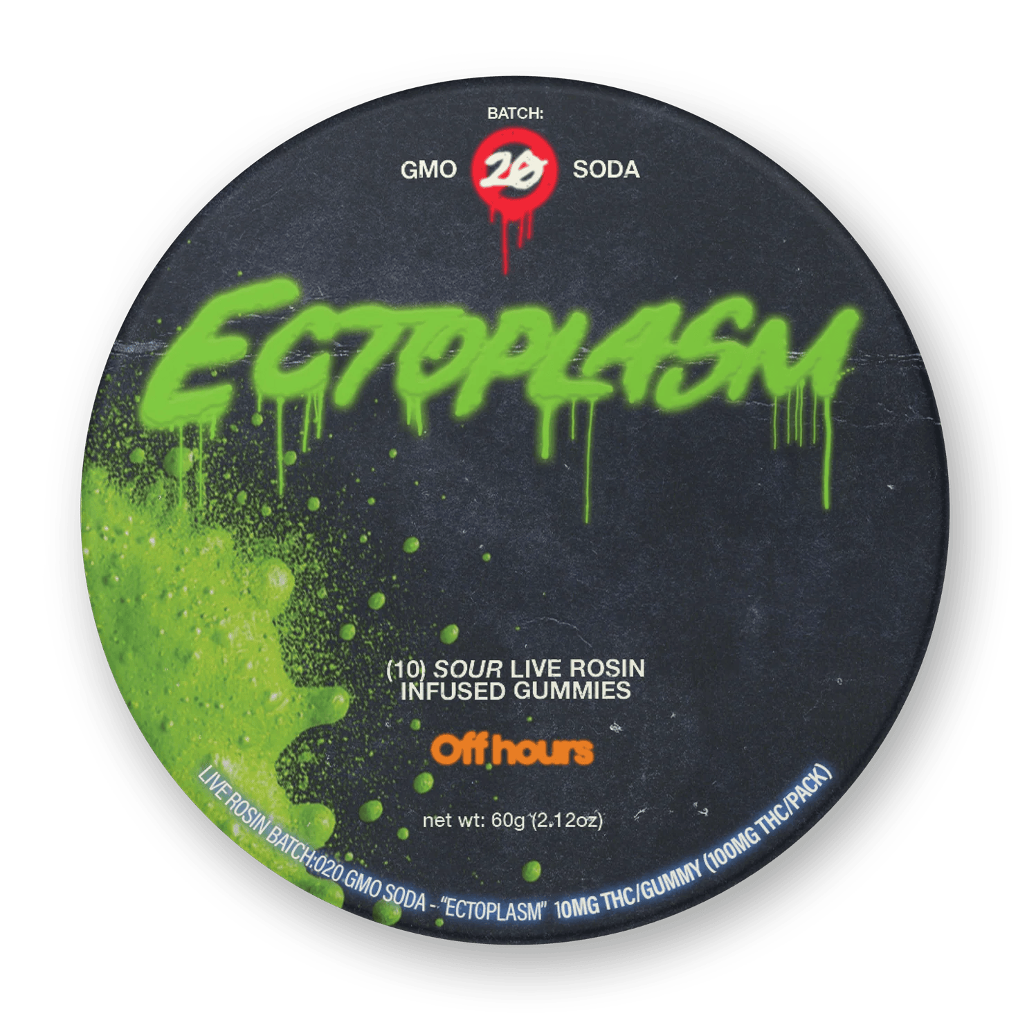Product Off Hours - GMO Soda - Ectoplasm Batch 020 - 100mg - Live Rosin