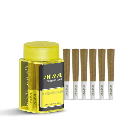 Peaches and Cream | Infused Pre-Rolls | 6pk | 3g-1