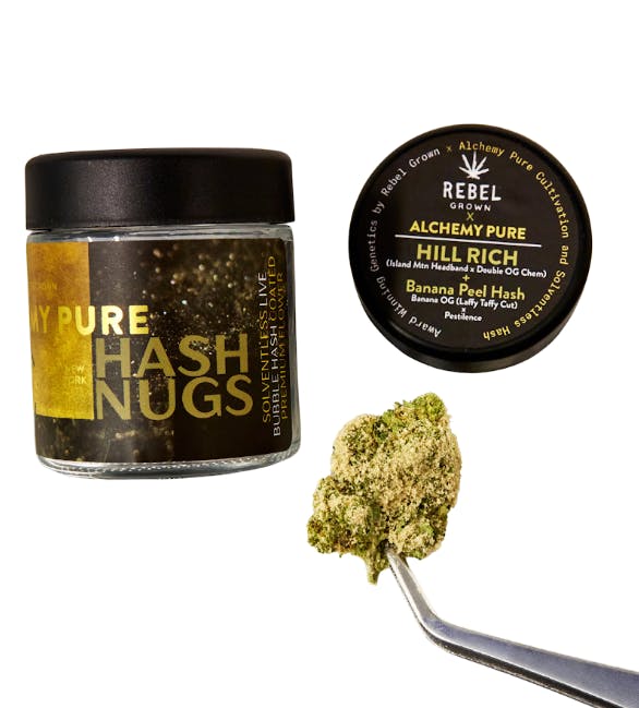 Product Alchemy Pure - Hill Rich - 3.5g - Hash Infused Nugs