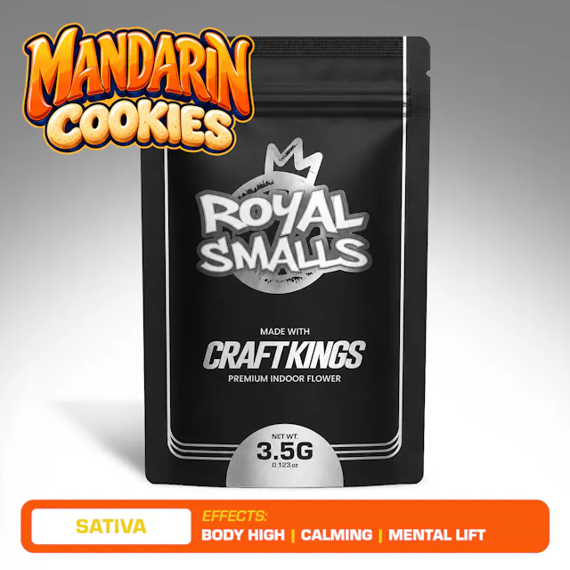 Craft Kings Royal Smalls Mandarin Cookies 3.5g (sativa, small buds)