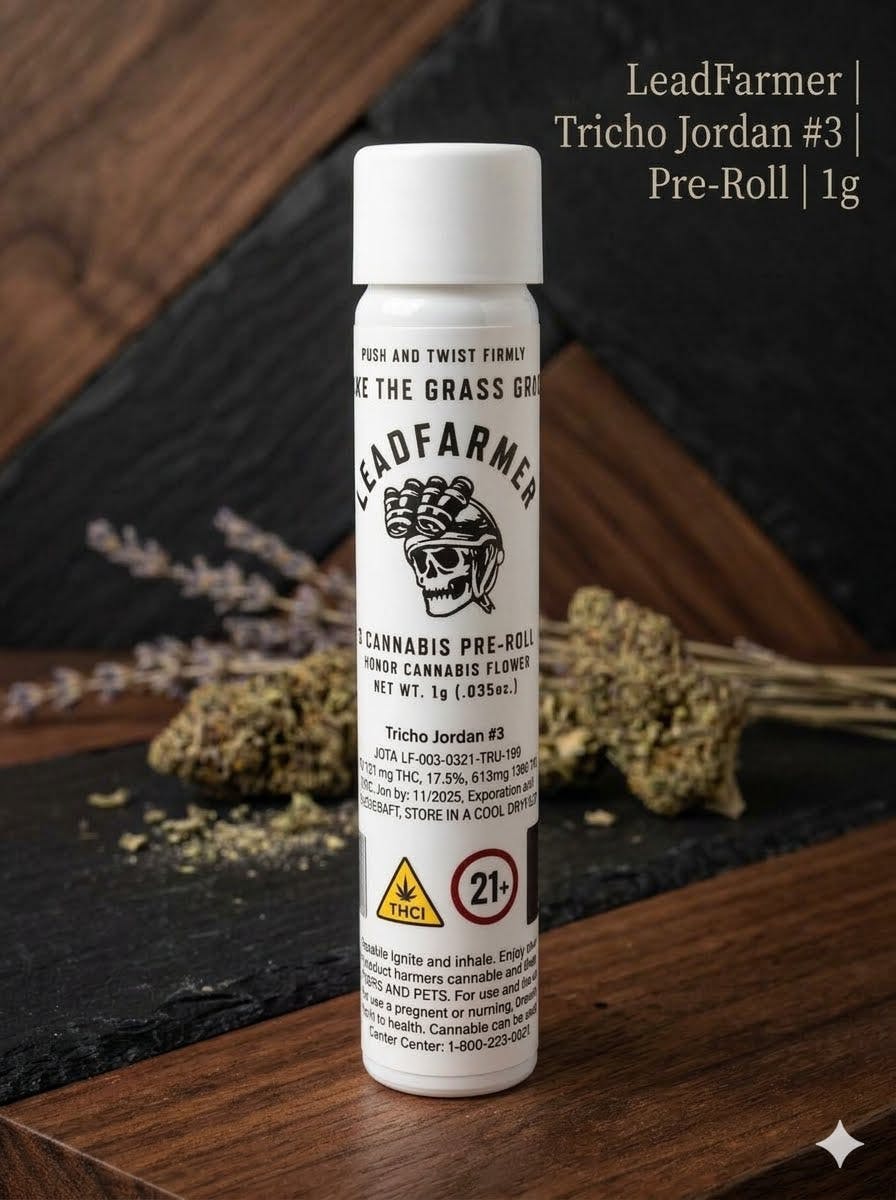 Product LeadFarmer | Tricho Jordan #3 | Pre-Roll | 1g