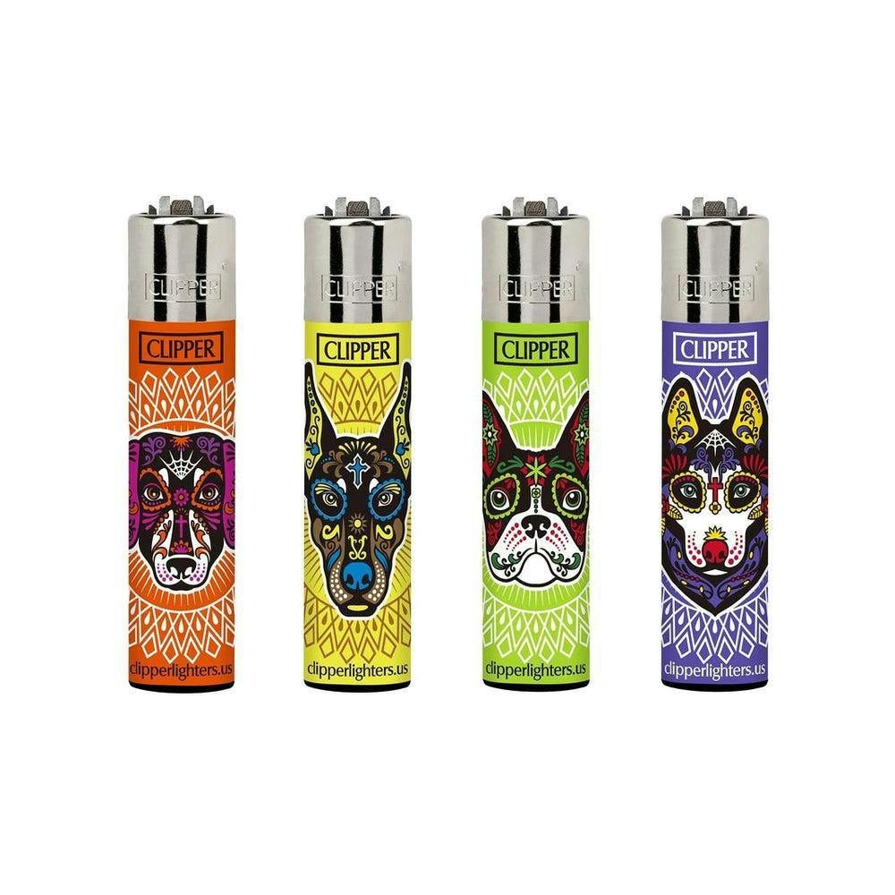 Clipper lighters - classic large - muerta dogs