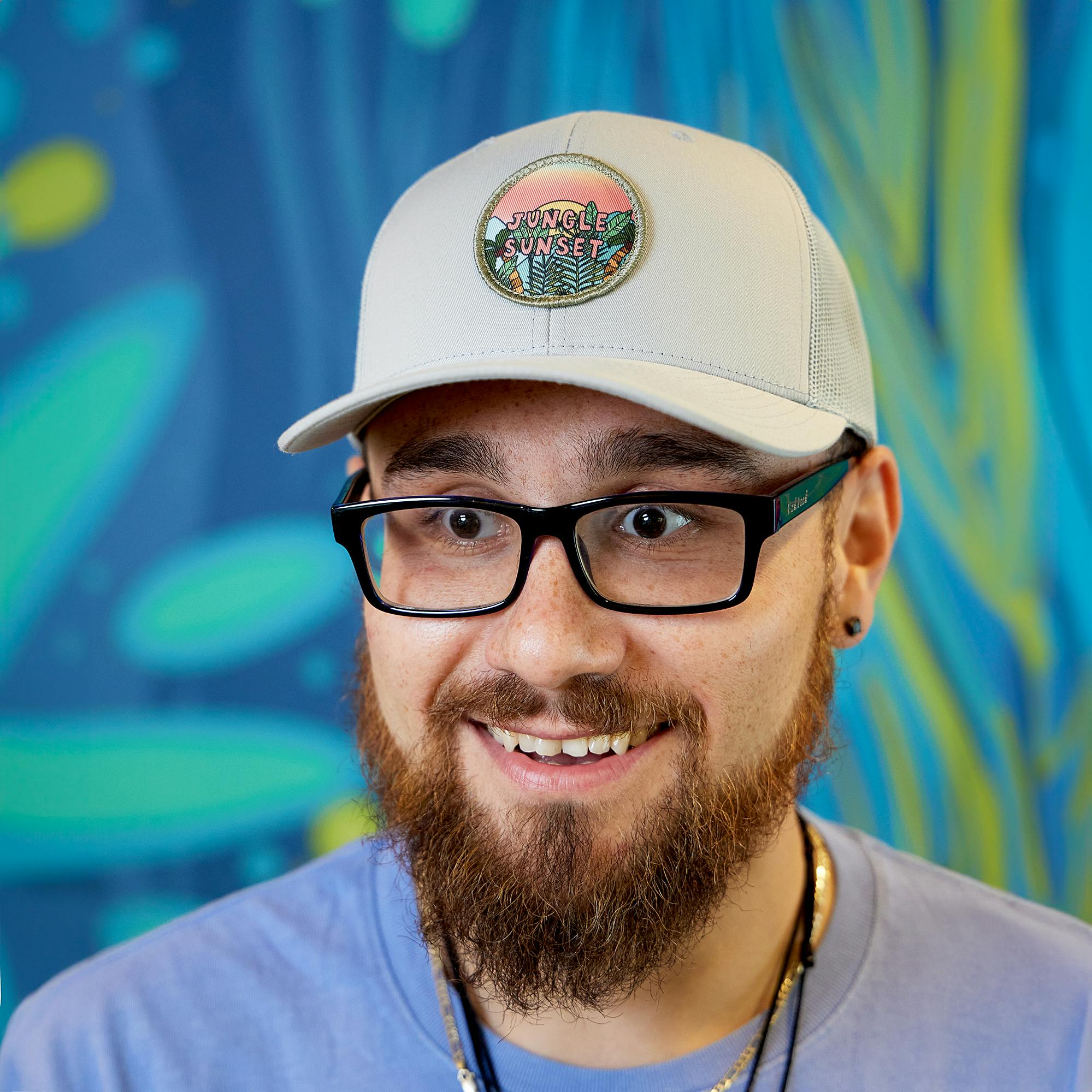 Jungle Sunset | Trucker Hat | Snapback-1