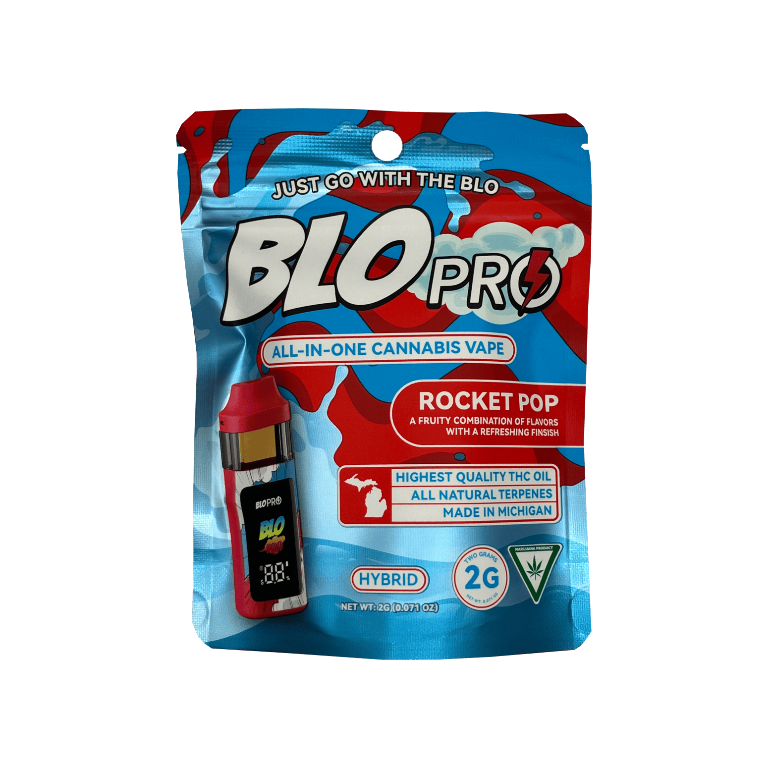 Product: BLO Pro | Disposable Vape - 2g - Rocket Pop