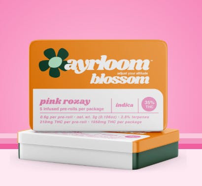 Ayrloom-Pre-Roll-5pk 0.6G-Pink Rozay-1