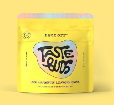 Product AZ Daze Off Taste Buds Gummies - Strawberry Lemon-Fade 100mg (10pk)