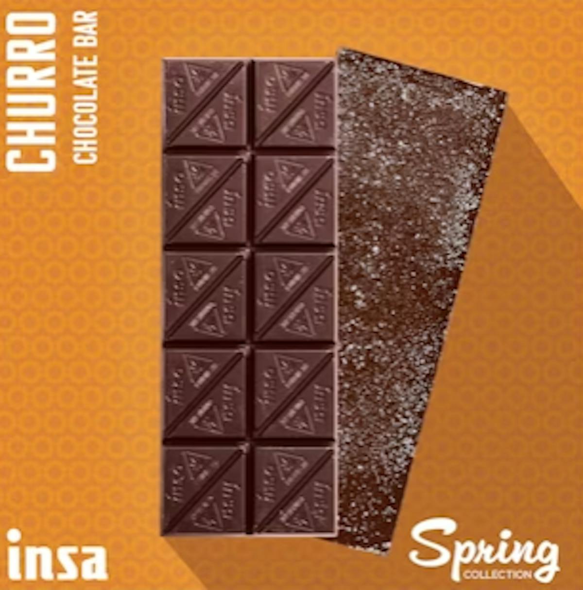 Photo of Insa Churro Chocolate Bar 100mg 20pk