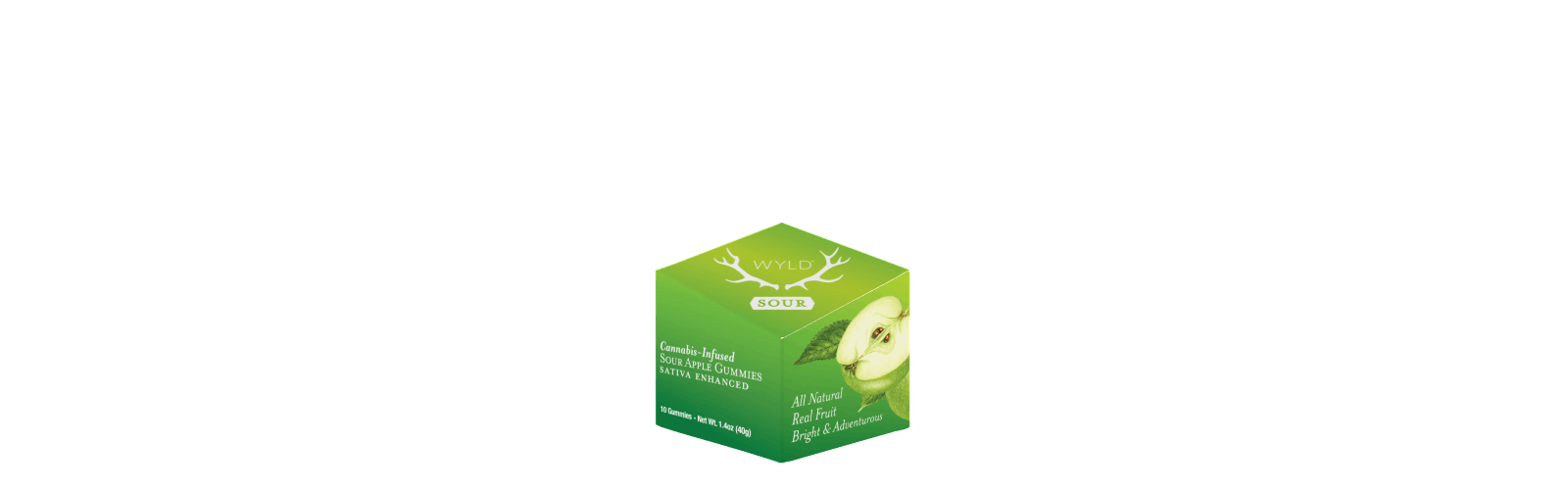 Wyld | Sour Apple Sativa Gummies-0