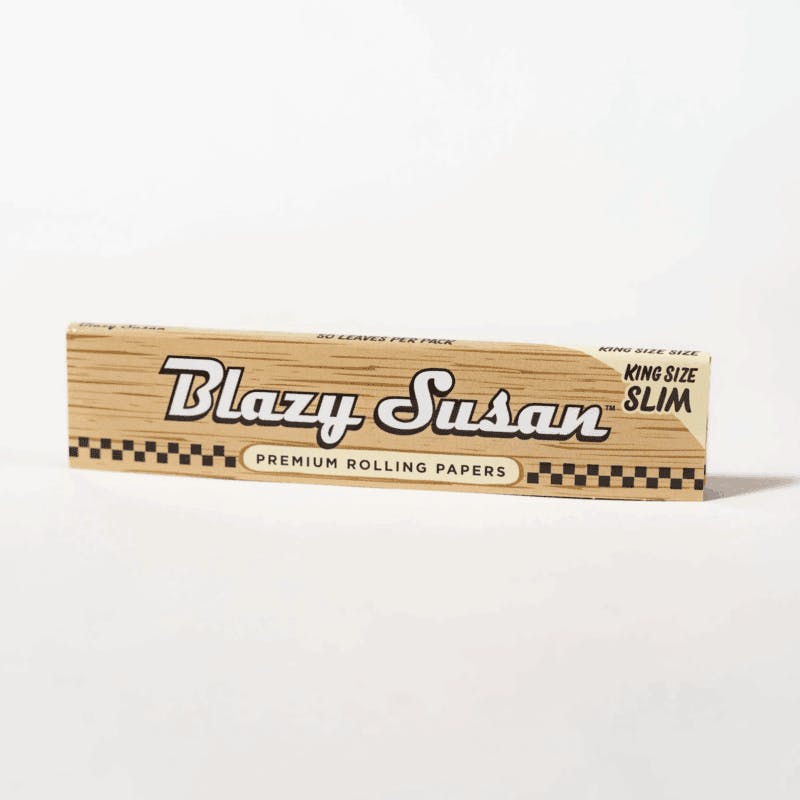 Blazy Susan | Unbleached Rolling Papers | King Size Wide