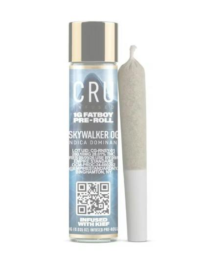 CRU Cannabis Infused PreRoll FatBoy Skywalker OG
