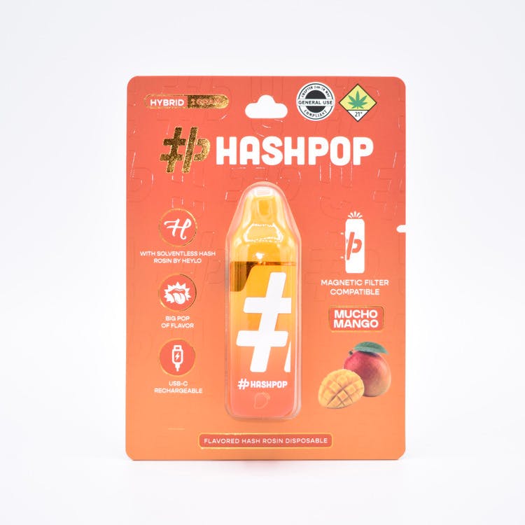 HashPop: Mucho Mango - Flavored Hash Rosin Disposable