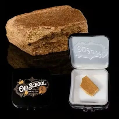 OLD SCHOOL HASH CO. OLD SCHOOL HASH CO. | MIMOSA | BRICK HASH HYBRID — CONCENTRATES