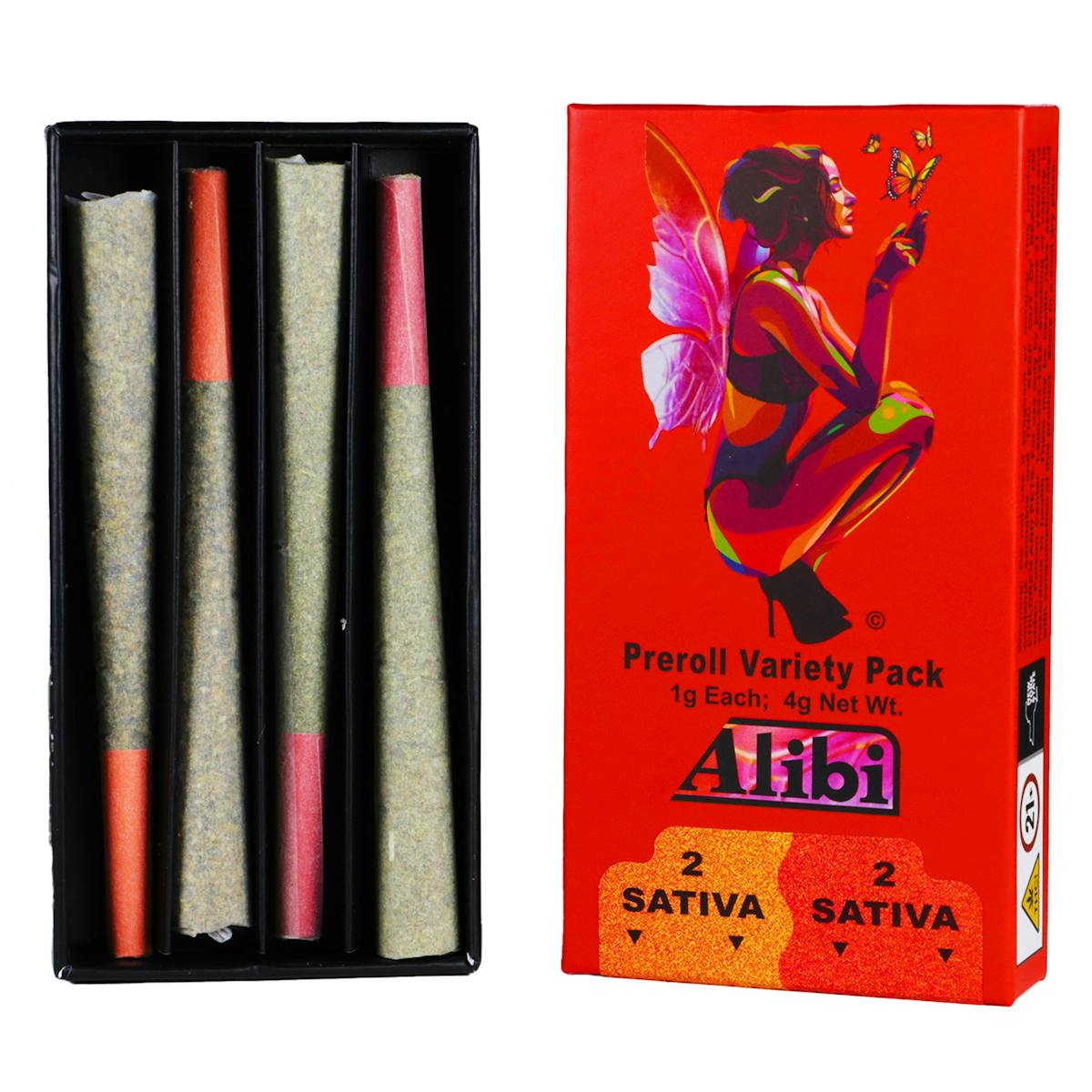 Photo of Alibi | [Sativa/Sativa] Dream Star/Nilla Water | 1G Pre-Roll Variety Pack 4G
