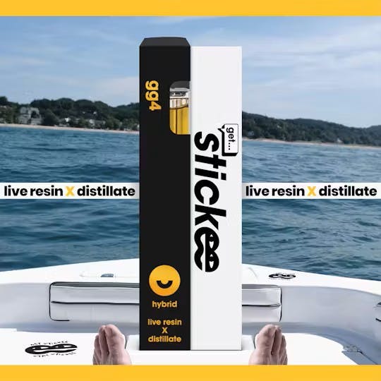 STICKEE STICKEE | GG4 | LIVE RESIN DISPOSABLE HYBRID — VAPORIZERS