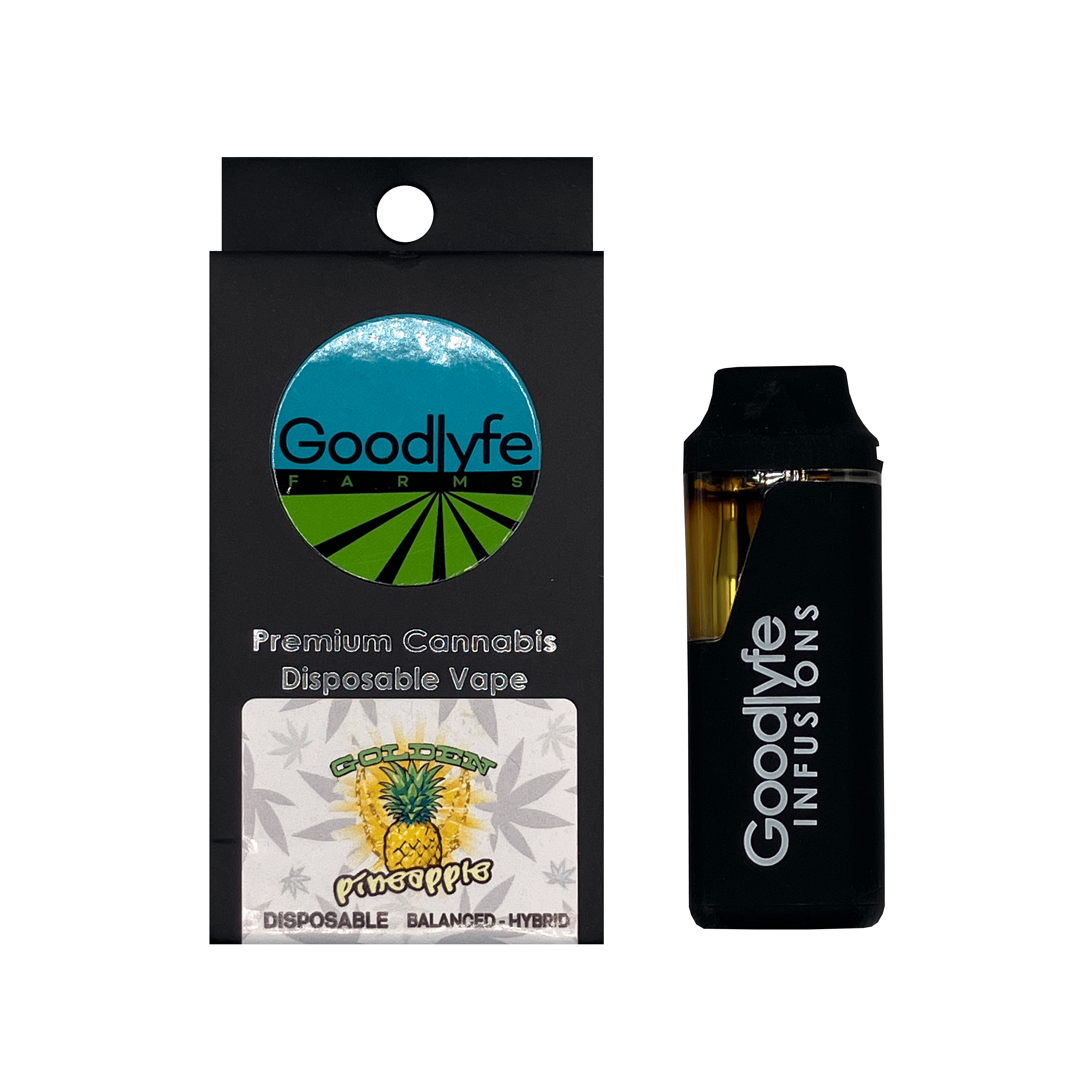 Product: Goodlyfe | Disposable Vape - 1g - Golden Pineapple