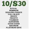 10/$30 | Edibles