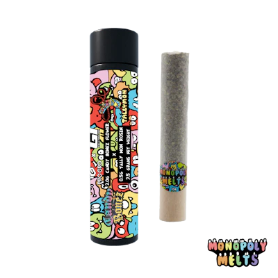 Monopoly Melts - 2.5g Hash Rosin Infused Donut - Candy Bonez x Tallymon