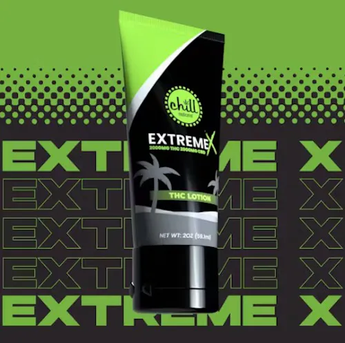 Chill Medicated Extreme X 1:1 THC/CBD 2000mg/2000mg Lotion Rec-active
