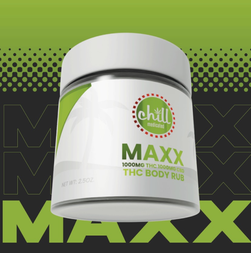 Chill Medicated 1:1 THC/CBD Body Rub | MAXX