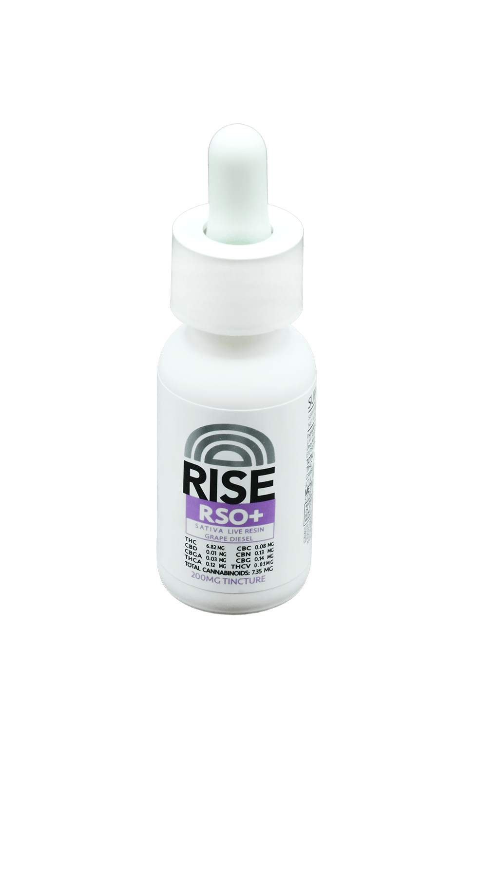 Product: RISE | Rso + Maui Wowie Tincture | Infused Liquid | 200mgTHC