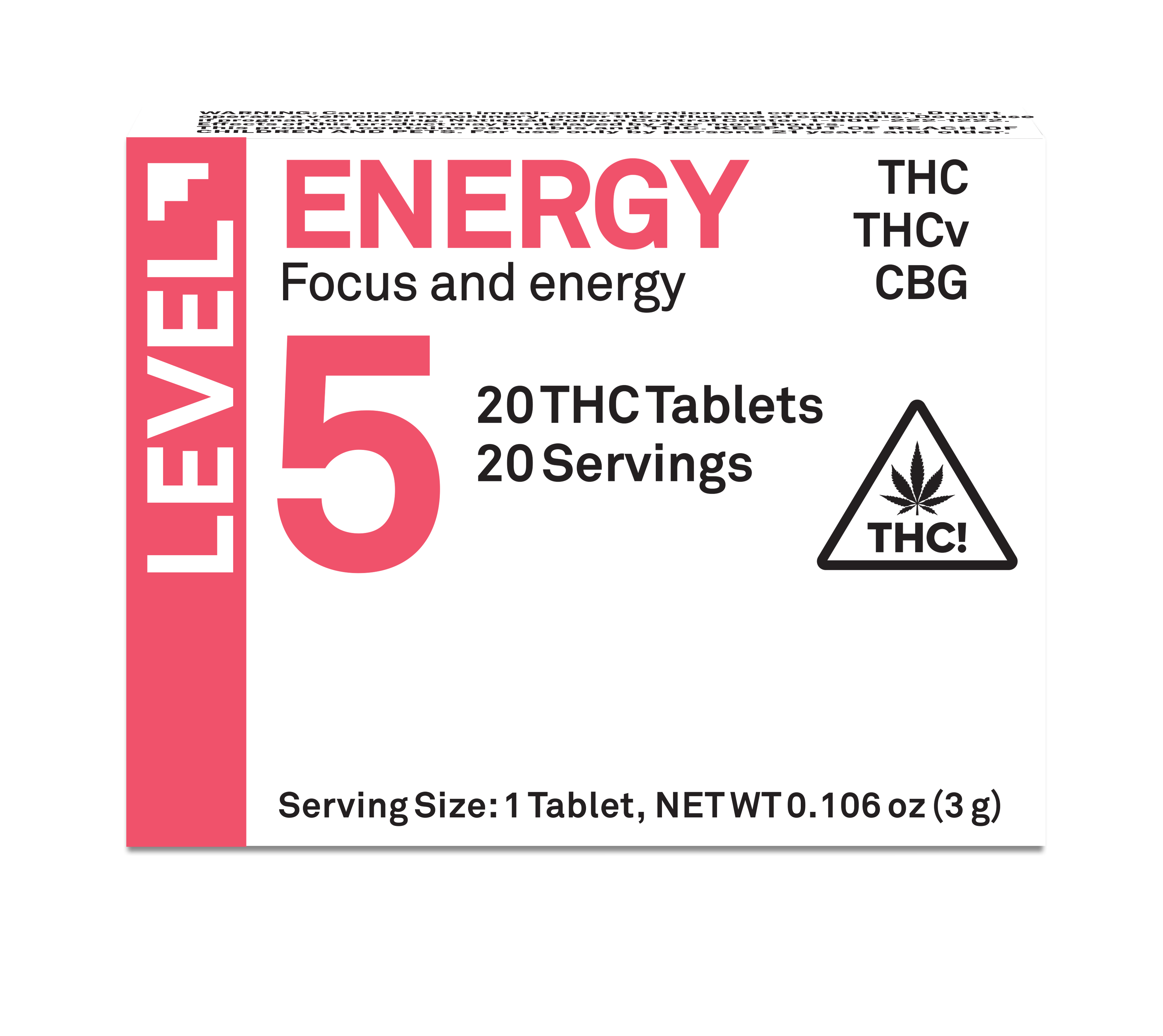 Product Level - Protab - Energy - 5mg - 20ct - Tablet