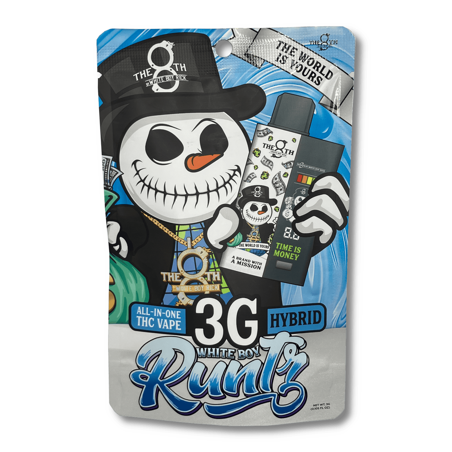 Product: White Boy Rick | Live Resin Disposable - 3g - White Boy Runtz