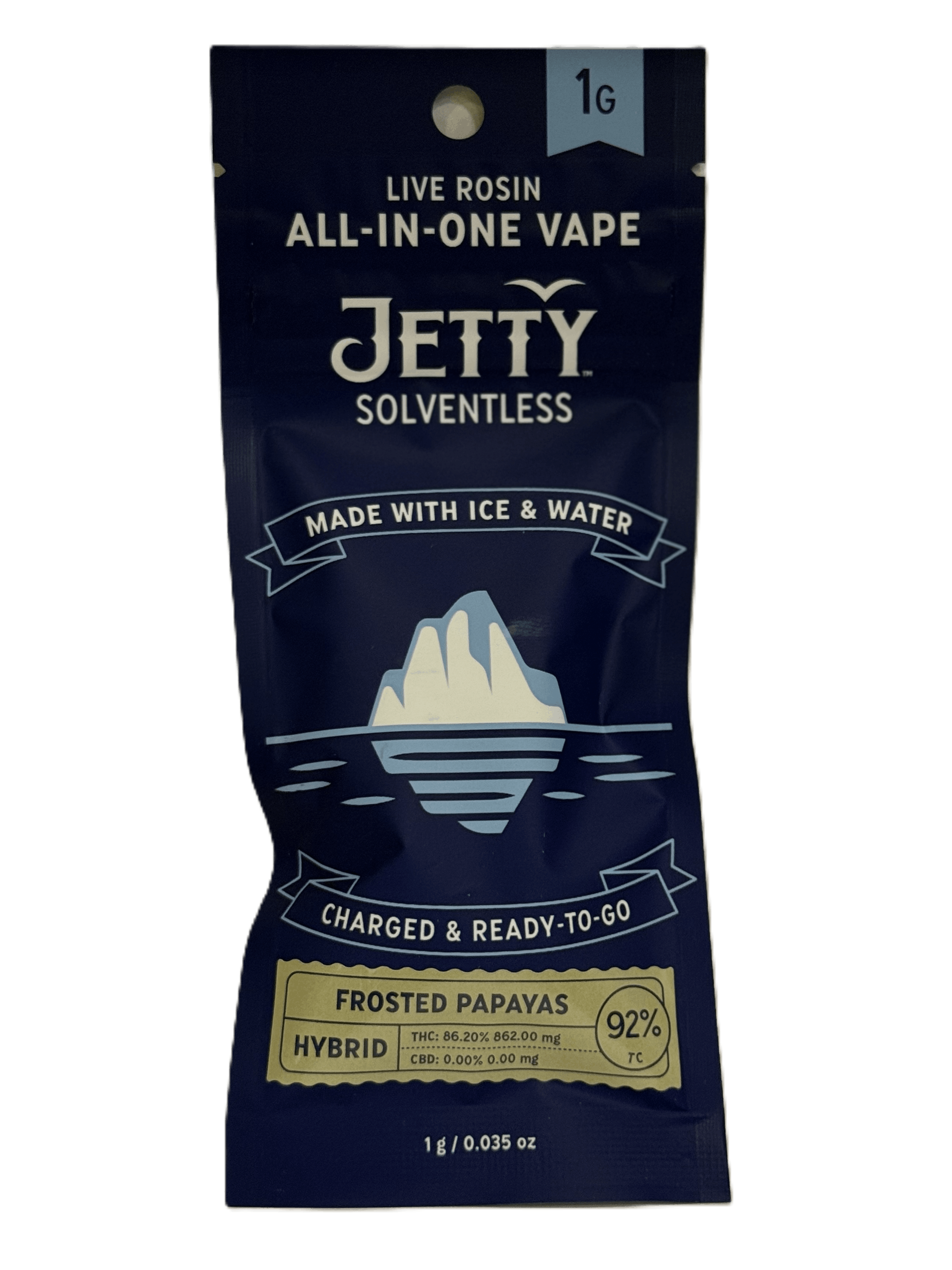 Jetty | Frosted Papayas | Live Rosin AIO | 1g