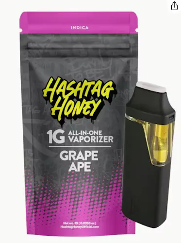 HASHTAG HONEY | GRAPE APE | AIO VAPE-active