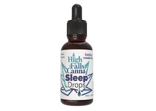 High Falls Canna | Sleep Drops | THC / CBD / CBN Tincture | 30 Servings / 15mL Bottle-1