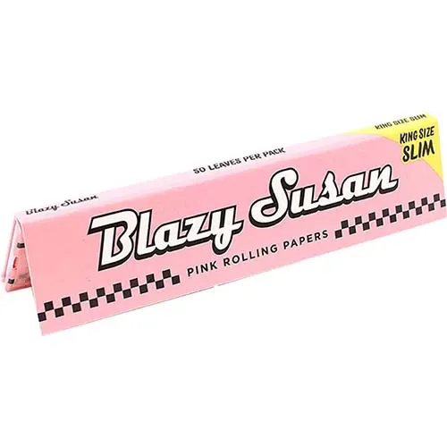 Blazy Susan – Pink Rolling Paper-King Size-active