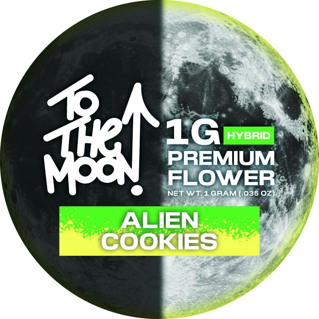 Alien Cookies | Flower | 1g by To the Moon | Buy Online
