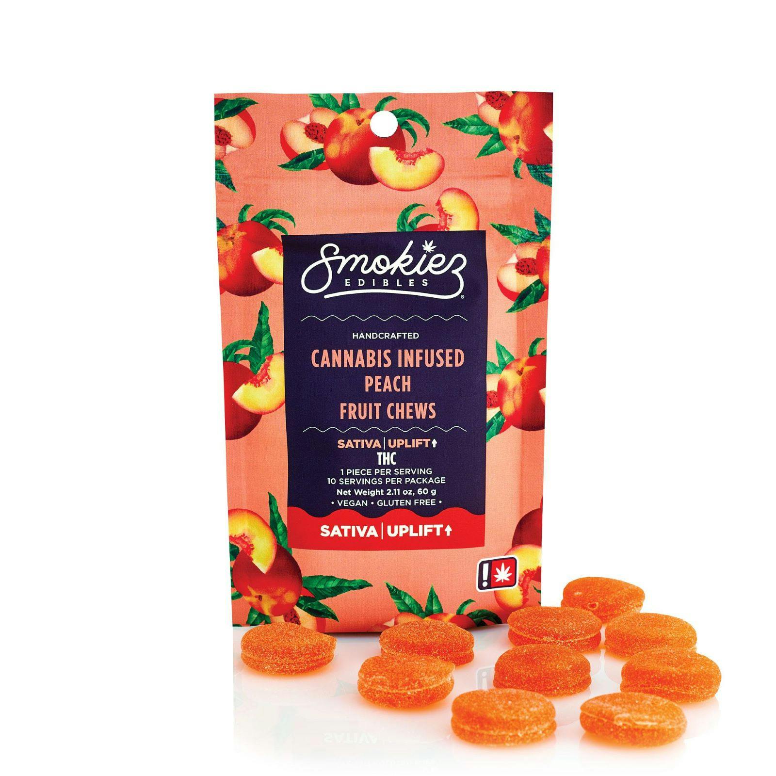 Smokiez | Peach Fruit Chew Gummies