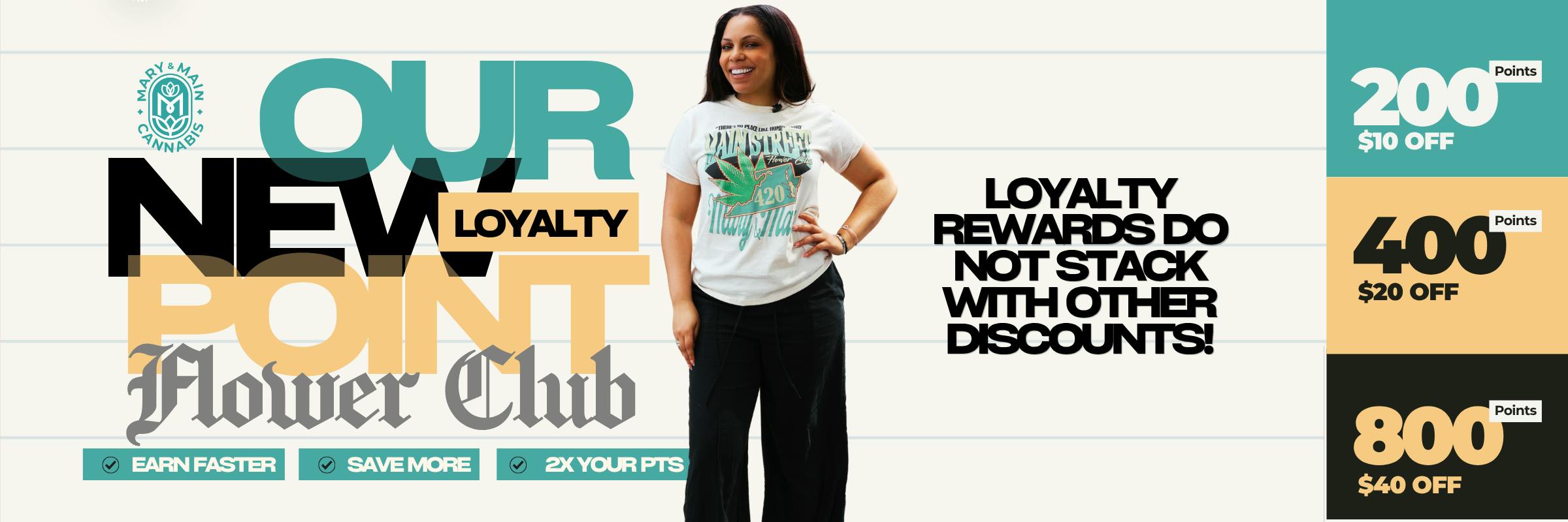 Mary & Main Loyalty Program