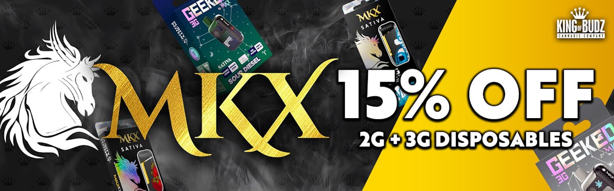 MKX - 2g and 3g Disposables - 15 Percent OFF