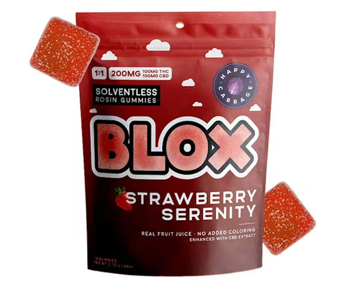 Photo of BLOX | Strawberry Serenity | 1:1 Rosin Gummies 10PK