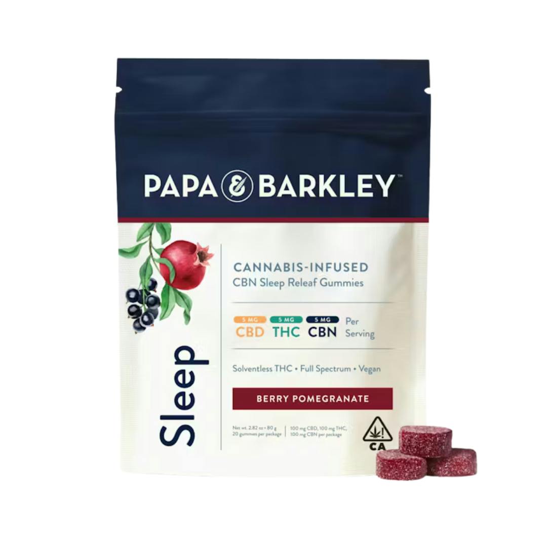 BERRY POMEGRANATE SLEEP GUMMIES (1:1:1 CBD:THC:CBN)-0