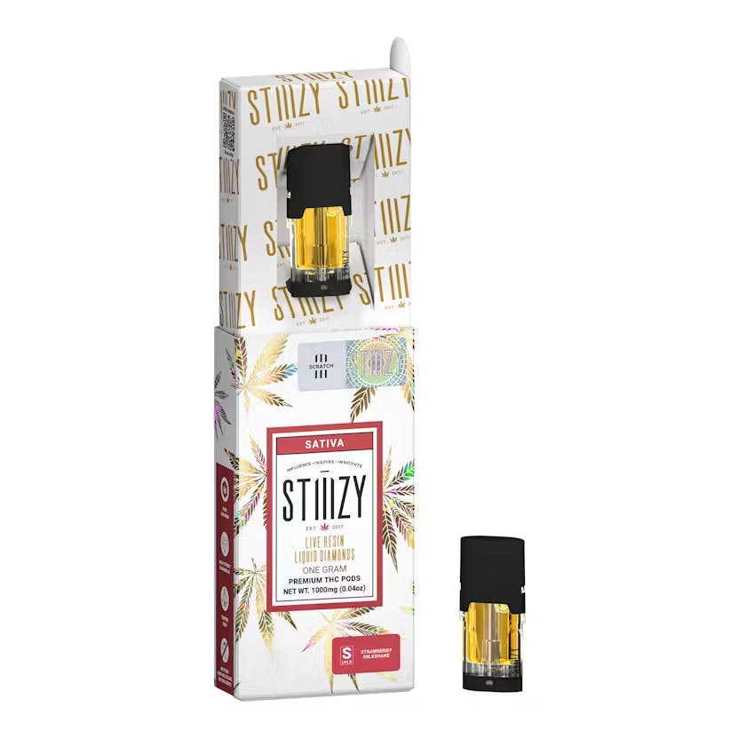 STIIIZY | Strawberry Milkshake | Live Resin Liquid Diamonds | Reload | 1g