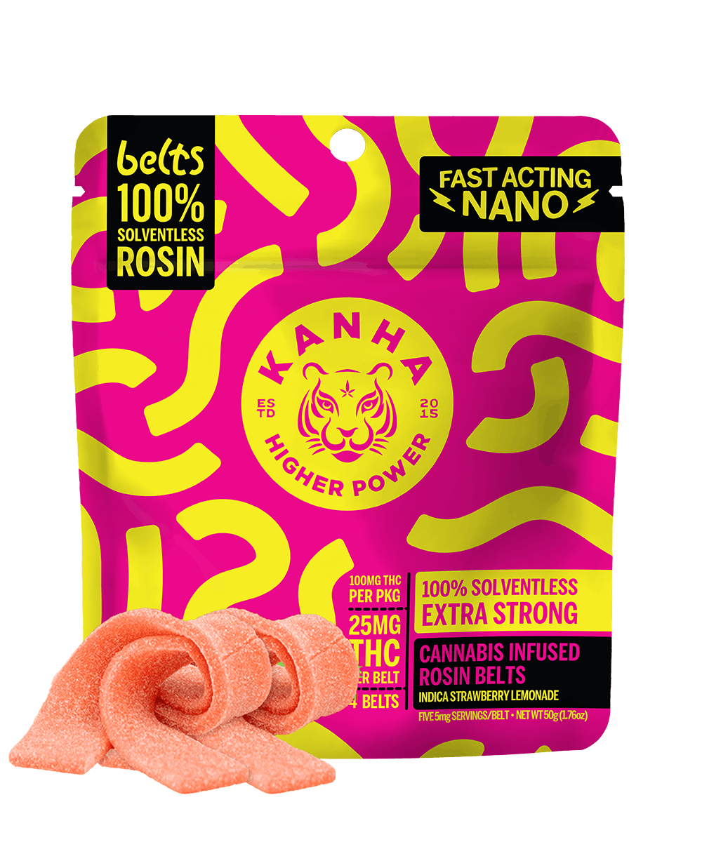 Product Strawberry Lemonade Solventless Rosin Belts 4-pack