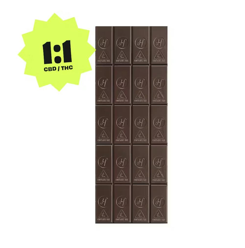 Product Heights - Dark Chocolate Bar (1:1 THC/CBD) - 100MG