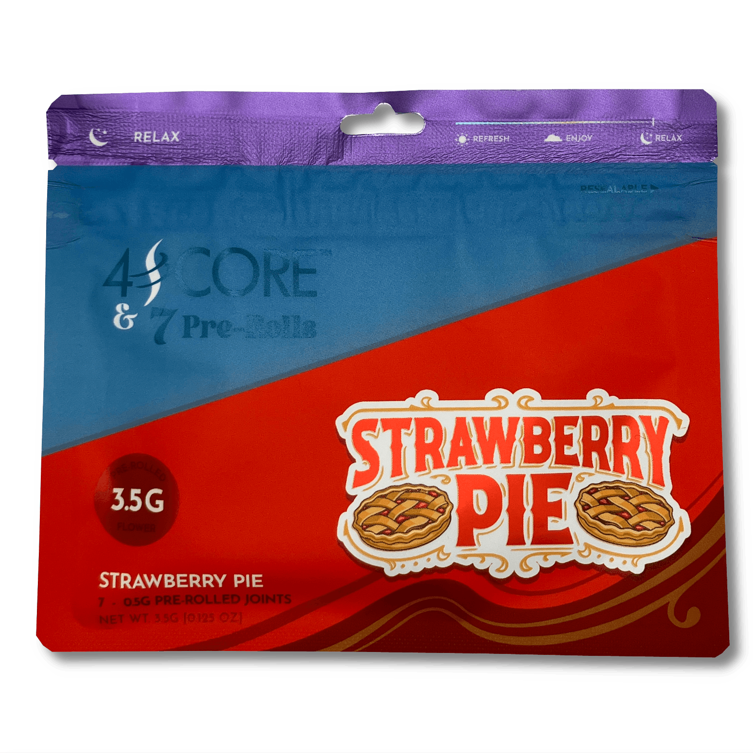 Product: 4Score | Pre-Roll 7-Pack - 3.5g - Strawberry Pie