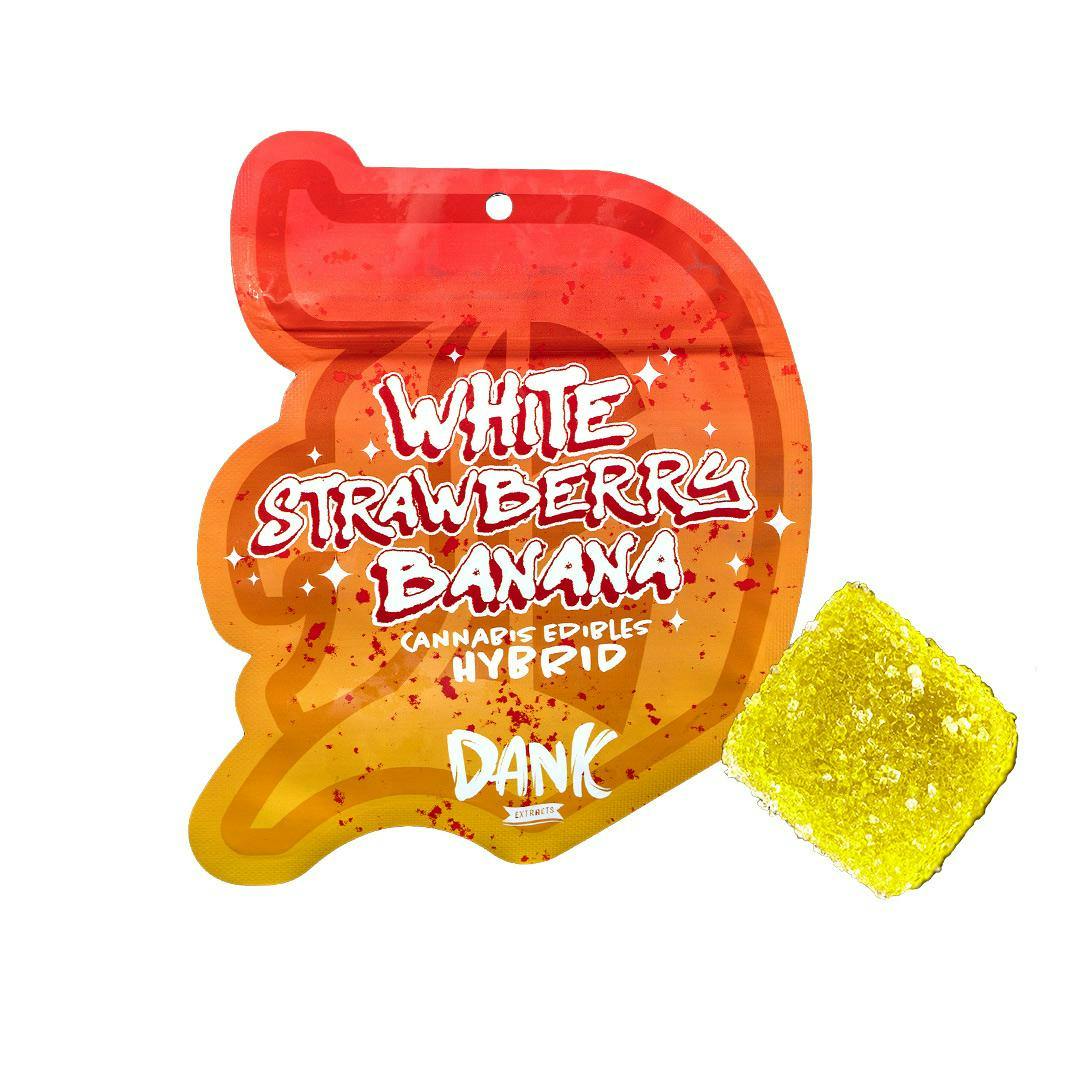 Dank Extracts - 200mg Gummies - White Strawberry Banana