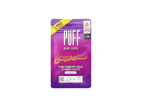 Grape Drink – indica – 5 pack pre-rolls – 2.5 gram-1
