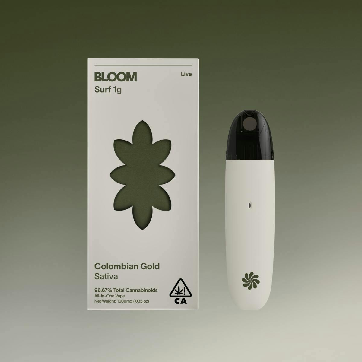 Bloom | Colombian Gold | Live Surf | Vape — BLOOM cannabis product at ZenZest