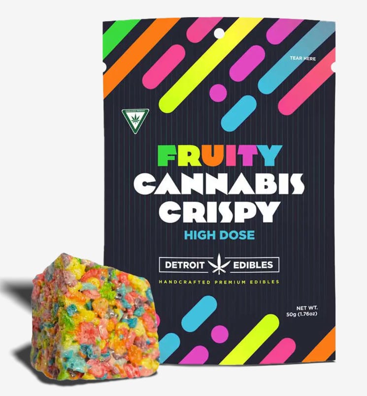 Detroit Edibles | Fruity Pebbles | 200mg Rice Crispy