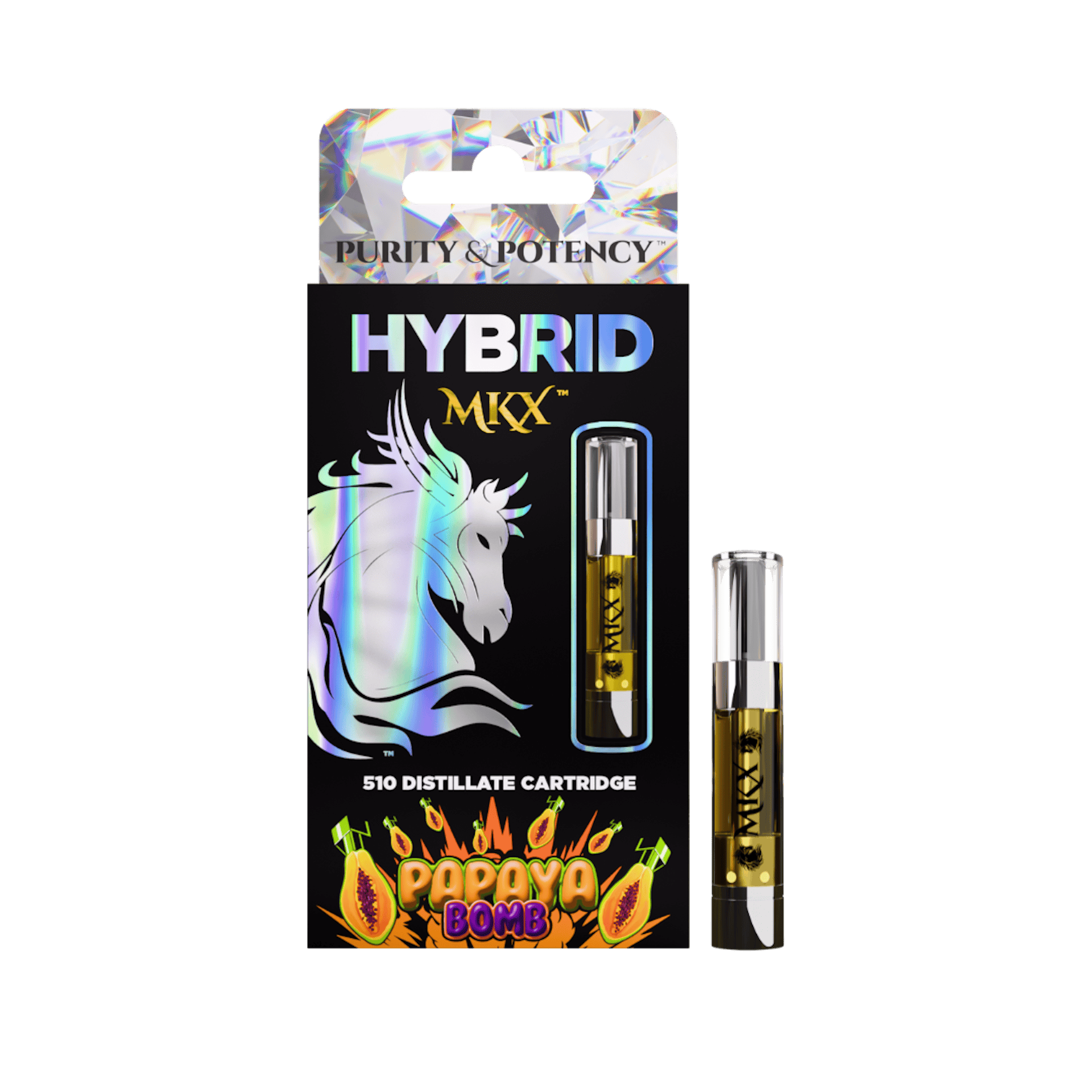MKX 1 Gram 510 Thread Carts - Papaya Bomb (Hybrid)