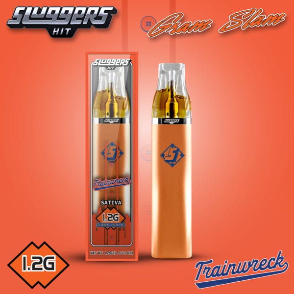 Sluggers | 1.2g Grand Slam Vape | Trainwreck | The Phinest Buds