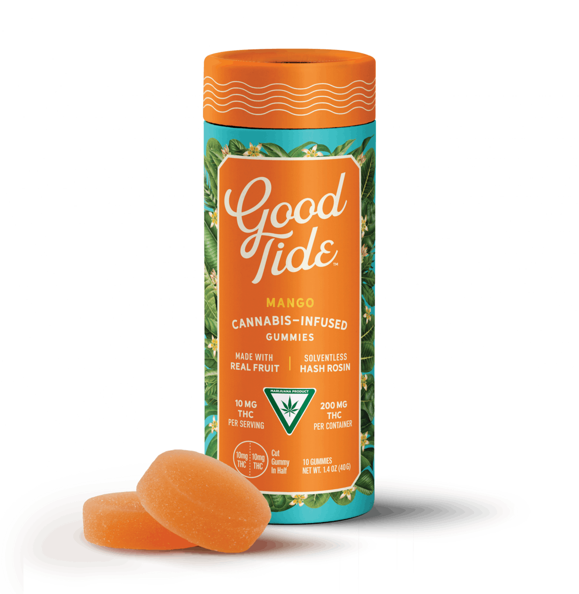 Good Tide - 200mg Hash Rosin Gummies - Mango (I)